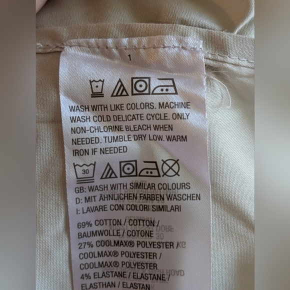 NWOT Denim & Co. Coolmax Side Slit Button Down Blouse Top Sz 3x - Picture 10 of 12